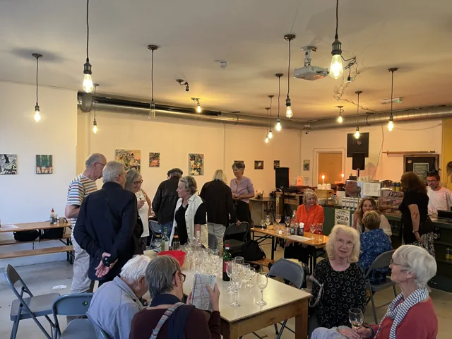Guests gathered at the East London launch of All About Love